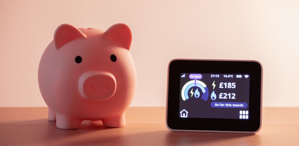 Piggy bank and energy usage device for smart heating